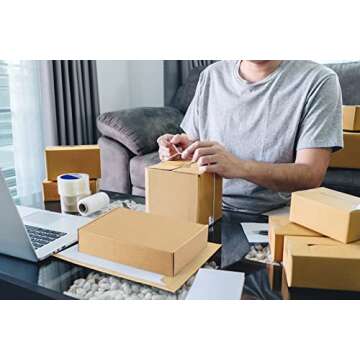 Eupako 9x6x2 Shipping Boxes - 25 Pack Durable Mailers