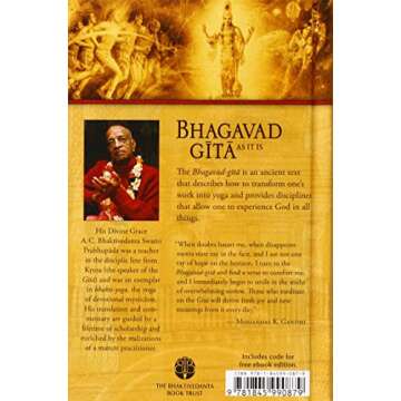 Bhagavad Gita as it is: A Spiritual Guide to Life and Beyond
