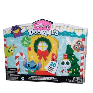 Disney Doorables 2024 Advent Calendar with 24 Pieces