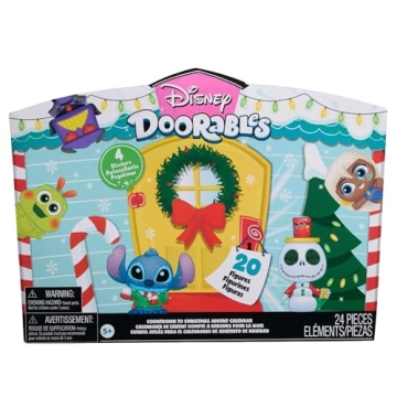 Disney Doorables 2024 Advent Calendar with 24 Pieces