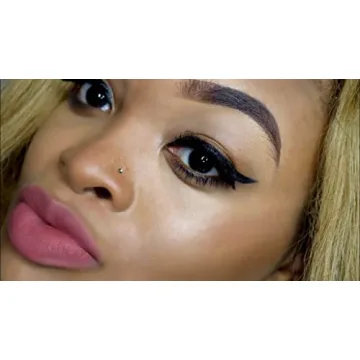 D.Bella 20G L Shaped Nose Studs for Stylish Piercing