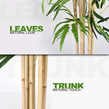 5 Feet Artificial Bamboo Silk Tree for Indoor Decor