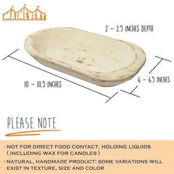 Antique Wooden Dough Bowls for Stylish Home Decor