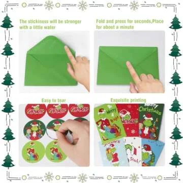 RINOLY Christmas Cards Set - 30 Boxed Greeting Cards