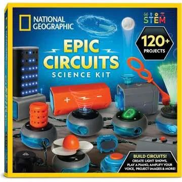 National Geographic Circuit Maker Kit – 120 Electric Projects for Kids | STEM Educational Toy