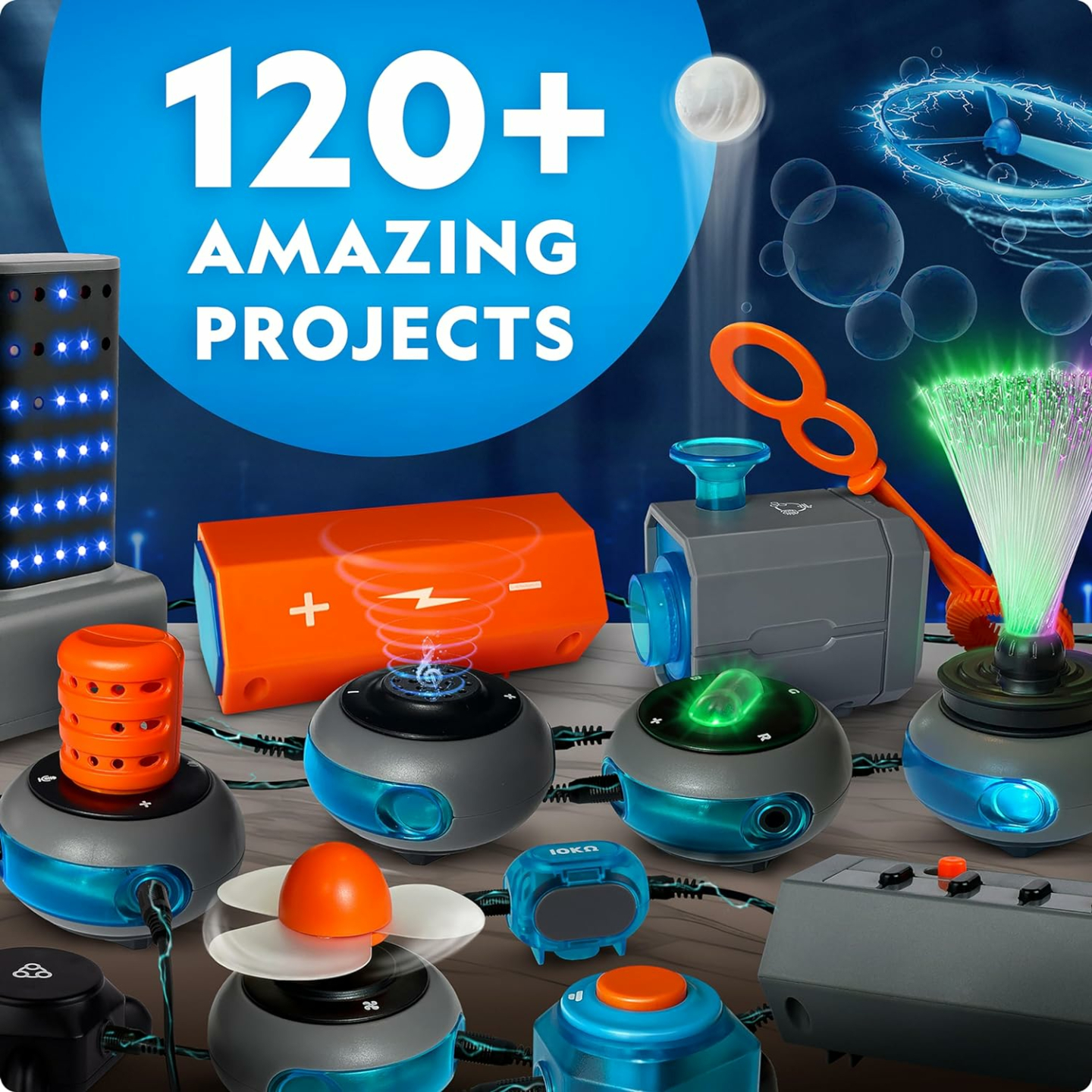 National Geographic Circuit Maker Kit – 120 Electric Projects for Kids | STEM Educational Toy