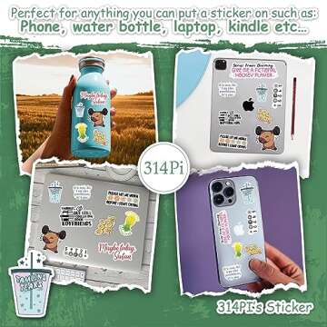 314PI (3pcs) Tamlins Tears Sticker, Kindle Sticker, Water Assistant Vinyl Bookish Decals for Water Bottles Laptops Phone, Booktok Sticker, Books Sticker, Reading Stickers, Kindle Stickers, Reading