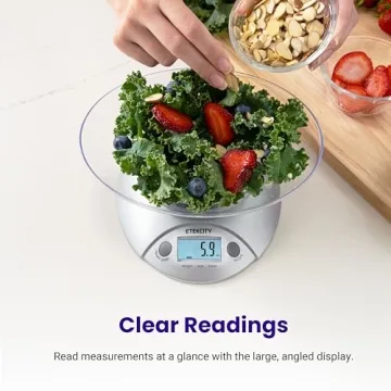 Etekcity Food Kitchen Scale with Bowl for Cooking & Dieting