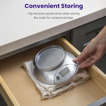 Etekcity Food Kitchen Scale with Bowl for Cooking & Dieting