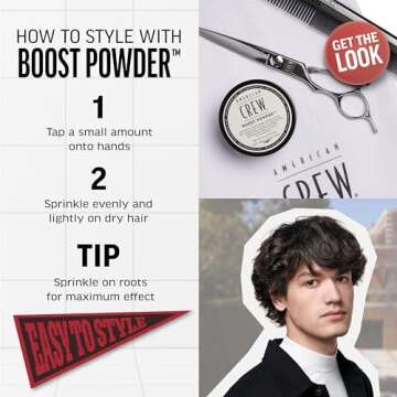 American Crew Boost Powder for Men | Volume & Texture