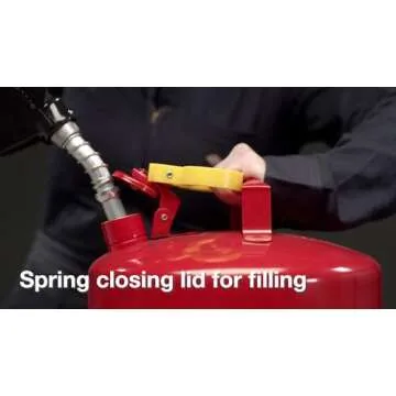 Eagle 2 Gallon Type I Safety Gas Can - Secure & Reliable