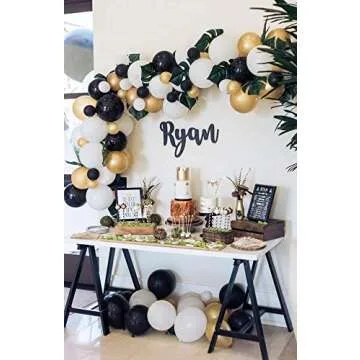 Black Balloons 100-Pack for Party Decorations