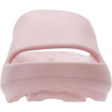 Joomra Womens Slides Arch Support Cloud Cushion for Foam Female Pillow Shower Slippers House Antislip Slipers Size Cloudies Spa Garden Orthopedic Recovery Sandals for Ladies Sandles Pink 37-38