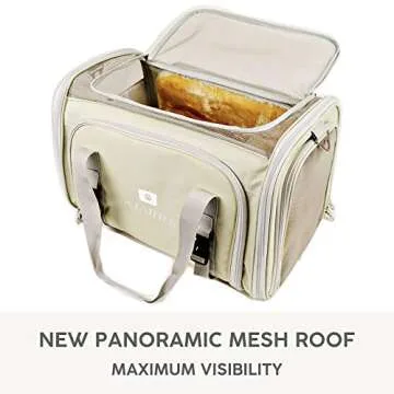 Jet Sitter V4 Expandable Airline Approved Dog Cat Pet Carrier Travel Bag (Large)