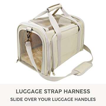 Jet Sitter V4 Expandable Airline Approved Dog Cat Pet Carrier Travel Bag (Large)