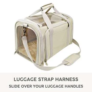 Jet Sitter V4 Expandable Airline Approved Dog Cat Pet Carrier Travel Bag (Large)