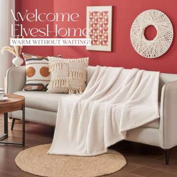 Ailemei Direct Knit Throw Blanket for Bed, Soft Thin Blankets for Sofa, Couch, Camping, Office Chair, Cozy Touch Lightweight Breathable Blanket All Season Use, Sand 60"x90"