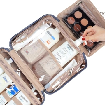 NISHEL Travel Toiletry Bag – Large Capacity & Organizer