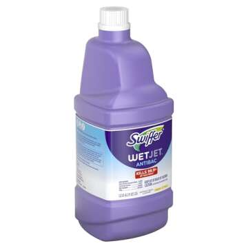 Swiffer WetJet Antibacterial Solution Refill for Floor Mopping and Cleaning, All Purpose Multi Surfa...