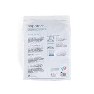 So Phresh Dog Litter with Odor Control Paper for Happy Pets 18 lbs