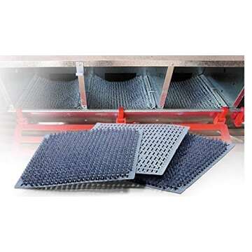 Duncan's Chicken Nesting Pads (6 PACK) - Dura-Pad Poultry Mats for Bedding and Laying Eggs - Chickens, Ducks, and Hens - Washable Reusable Box Liners with Air Circulation and Waste Filtering