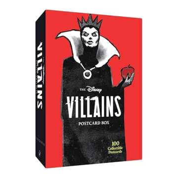 The Disney Villains Postcard Box: 100 Collectible Postcards