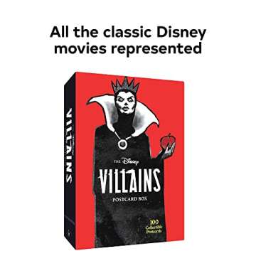 The Disney Villains Postcard Box: 100 Collectible Postcards