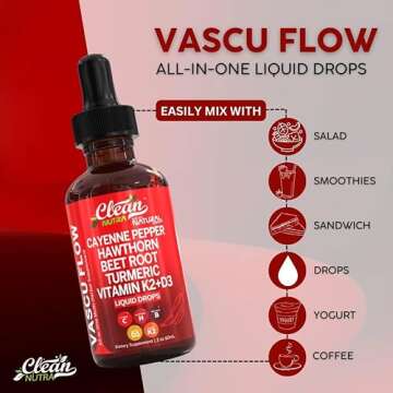 Clean Nutra Vascu Flow: Comprehensive Wellness Drops