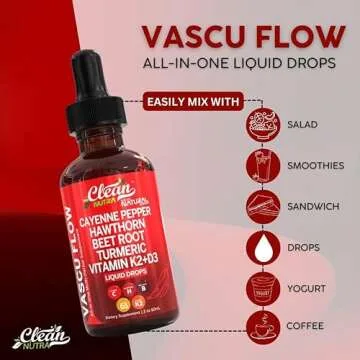 Clean Nutra Vascu Flow: Comprehensive Wellness Drops