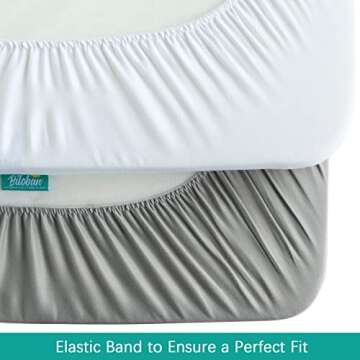 Biloban Waterproof Pack and Play Sheets - 2 Pack for Babies