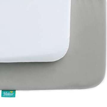 Biloban Waterproof Pack and Play Sheets - 2 Pack for Babies