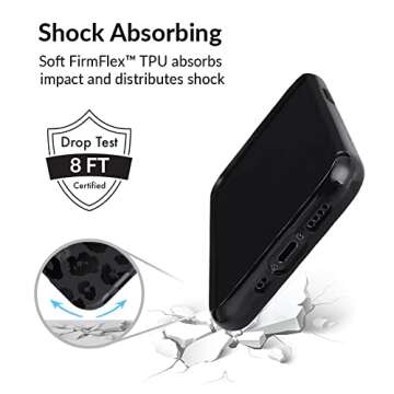 Velvet Caviar Designed for iPhone 12 / iPhone 12 Pro Case Black Leopard [8ft Drop Tested] Compatible with MagSafe - Cute Magnetic Protective Phone Case