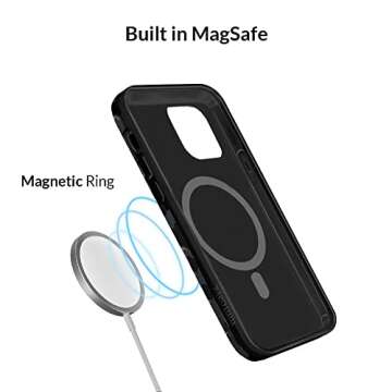 Velvet Caviar Designed for iPhone 12 / iPhone 12 Pro Case Black Leopard [8ft Drop Tested] Compatible with MagSafe - Cute Magnetic Protective Phone Case