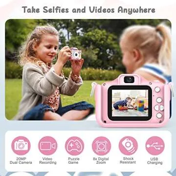 Waayu Unicorn Kids Digital Camera for Creativity and Fun