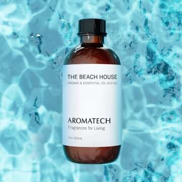 AromaTech The Beach House Aroma Essential Oil Blend: Luxury Hotel Inspired Aromatherapy with Bergamo...