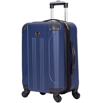 Travelers Club Chicago 3-Piece Luggage Set - Navy Blue