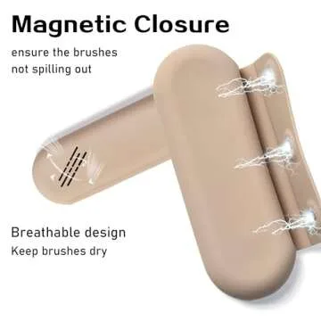 LuBanOne Silicone Makeup Brush Organizer for Travel