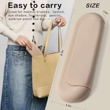 LuBanOne Silicone Makeup Brush Organizer for Travel