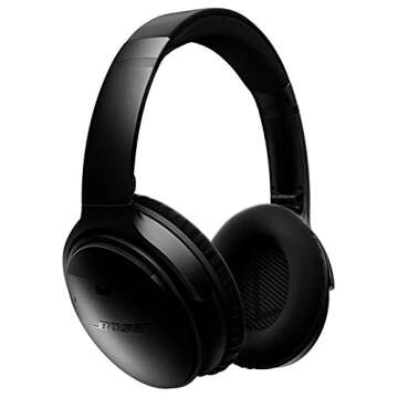 Bose 759944-0010 QuietComfort 35 (Series I) Wireless Headphones, Noise Cancelling - Black
