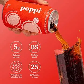 Poppi Classic Cola Prebiotic Soda Single, 12 FZ