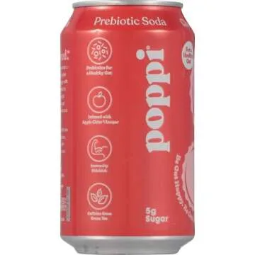 Poppi Classic Cola Prebiotic Soda Single, 12 FZ