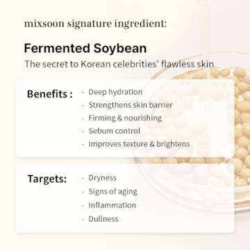 mixsoon Bean Essence & Bean cream set - Deep Moisture, Pore & Sebum Care for Dull, Textuerd Skin, Bean Collection Special Set (1.69 fl oz / 50ml +1.69 fl oz / 50ml)
