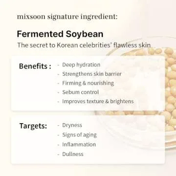 mixsoon Bean Essence & Bean cream set - Deep Moisture, Pore & Sebum Care for Dull, Textuerd Skin, Bean Collection Special Set (1.69 fl oz / 50ml +1.69 fl oz / 50ml)