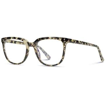 WearMe Pro Affordable Unisex Blue Light Glasses – Cream-Tortoise