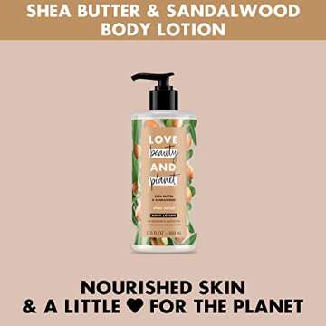 Love Beauty and Planet Shea Velvet Lotion for Nourished Skin