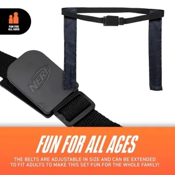 Nerf 10 Player Flag Football Belts + Foam Football Set