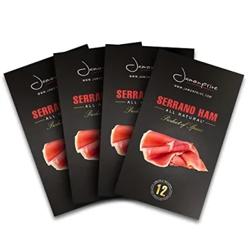 Premium Spanish Serrano Ham Sliced, All-Natural & Gluten Free