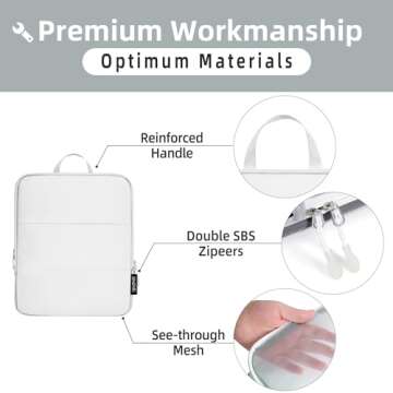 BAGAIL Ultralight Compression Packing Cubes for Travel