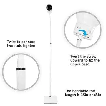 Adjustable HOLACA Floor Stand for Baby Monitors - Sturdy & Versatile