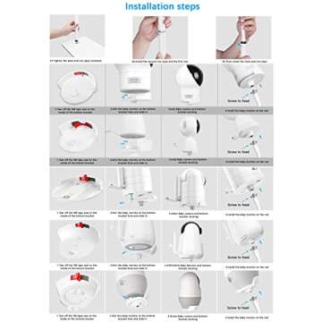 Adjustable HOLACA Floor Stand for Baby Monitors - Sturdy & Versatile